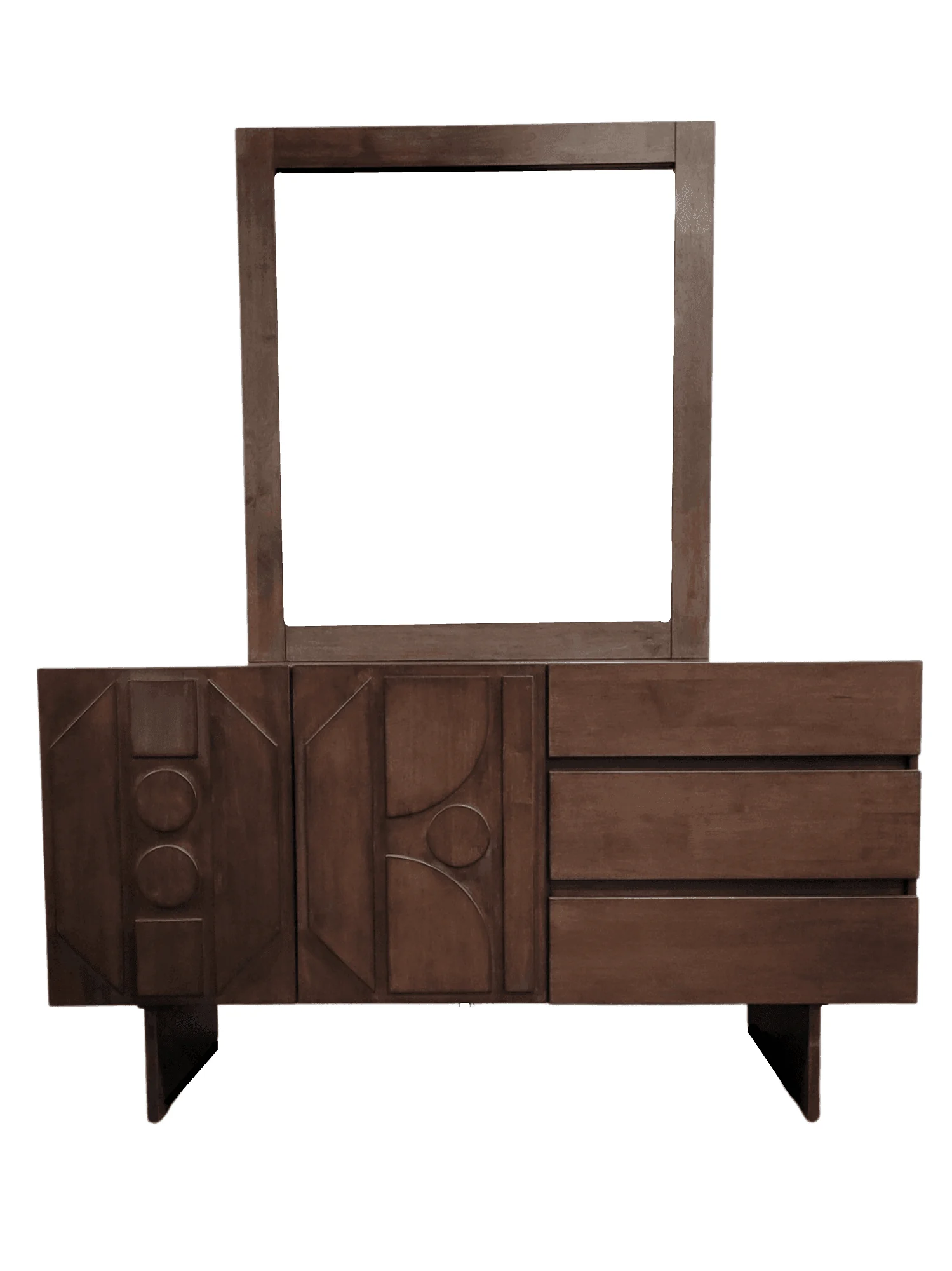 Lotus Dresser with Mirror