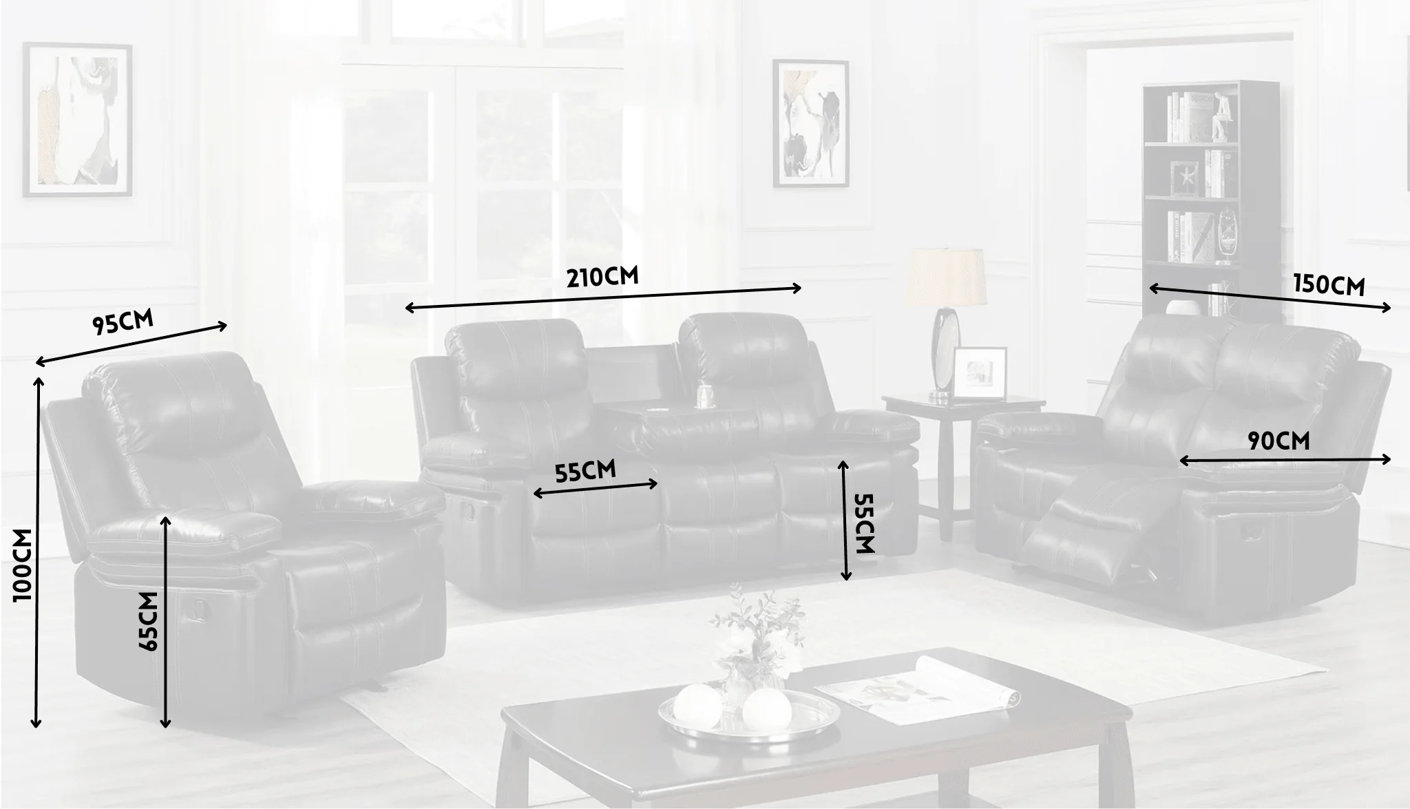 Sutton Rocker Recliner Chair - Image 4